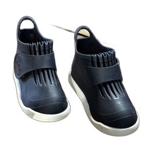 Butler Navy Blue Rubber Rain Boots Women’s Size 9 Macaroni Barely Used